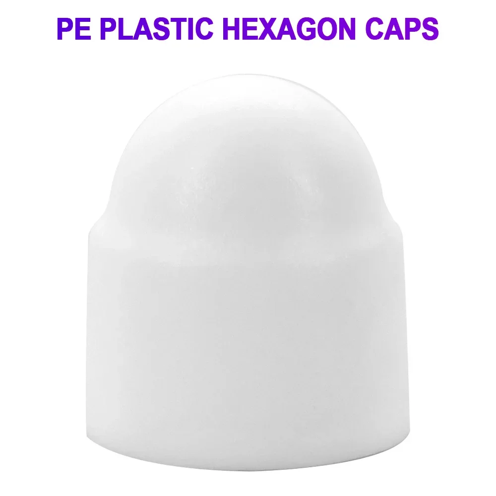 Стандартная Пластиковая купольная Шестигранная защитная крышка, шестигранная гайка, крышка болта, защита от ржавчины и пыли для обслуживания автомобильных и мотоциклетных инструментов