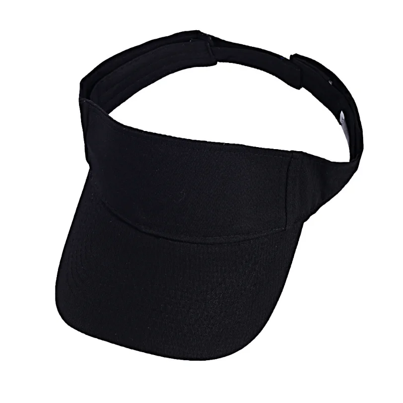 Summer Men's Women's Adjustable Sun Visor Top Hollow Curved Outdoor Sports Cap Topless Tennis Golf Hat Fashion Casual Versatile