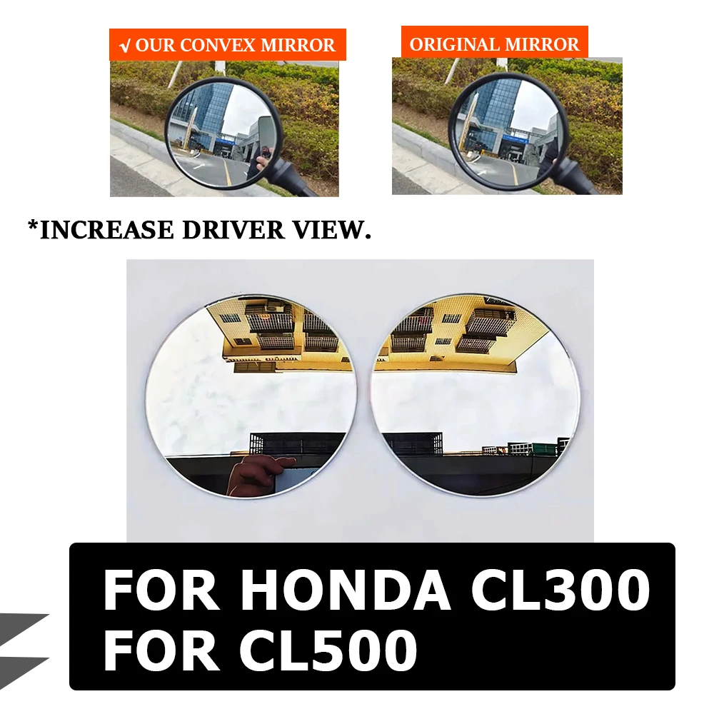 Выпуклое зеркало заднего вида для Honda CL300 CL500 CL 300 500 300CL 500CL 2024 |