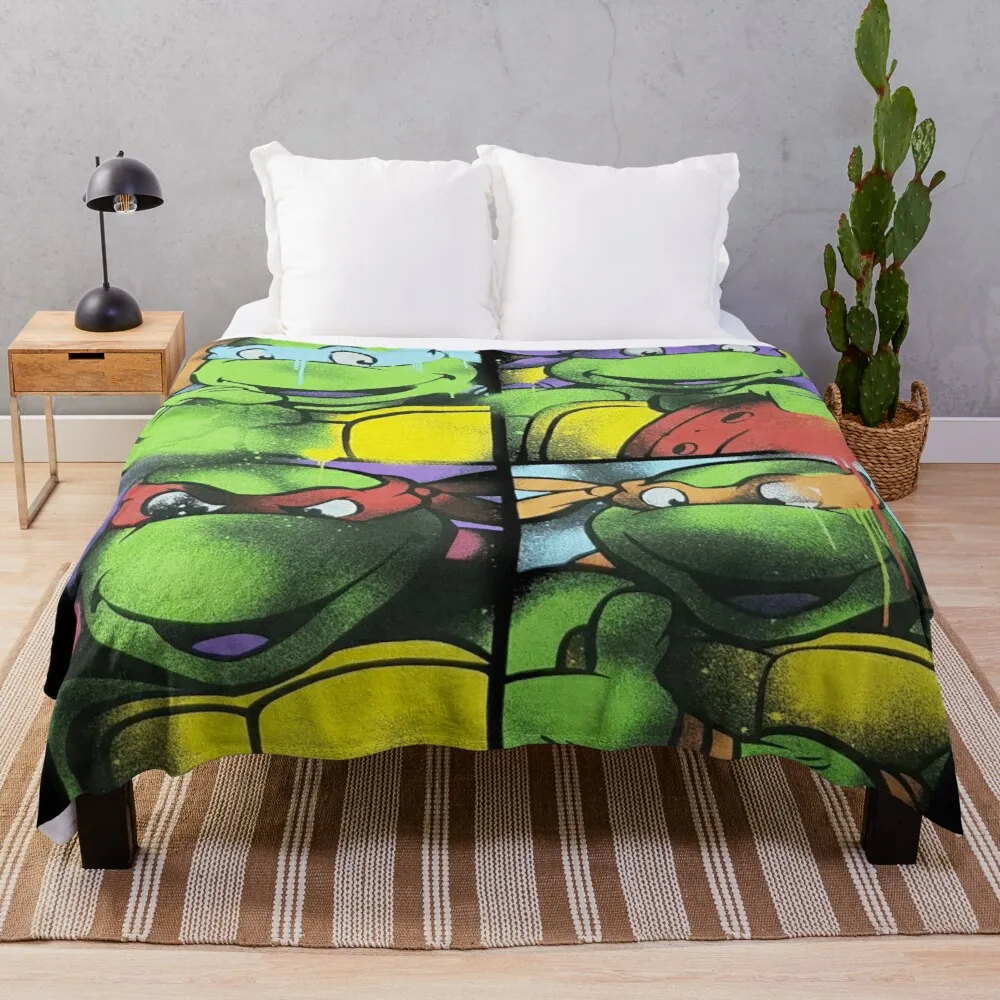 TMNTThrow Blanket Summer blanket decorative bed blankets blankets for sofas semi-toral blanket