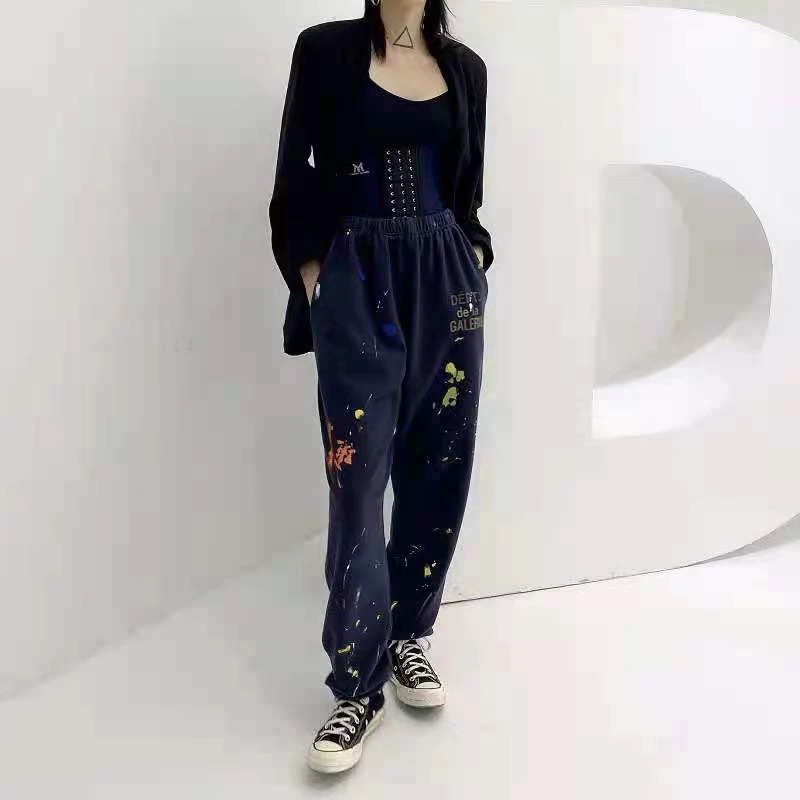 

Dep Joggers Splash Hand-painted Graffiti High Street Men Women 1:1 Trousers Oversized Casual Leggings Sweatpants