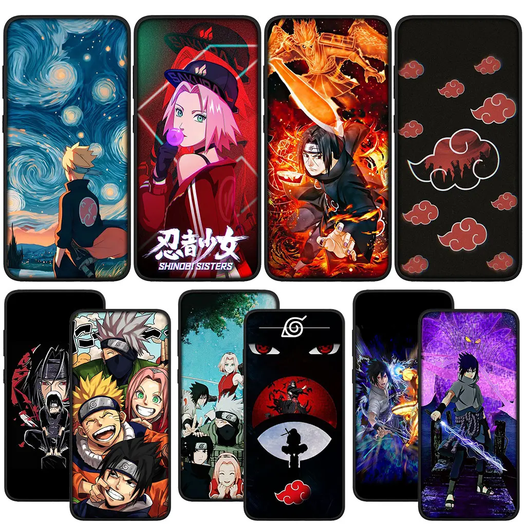 Itachis Uchihas Akatsukis Sasukes Case for Samsung Galaxy S21 S20 Fe S23 S22 Ultra S8 Plus A25 A12 A13 A21S A73 + Phone Casing