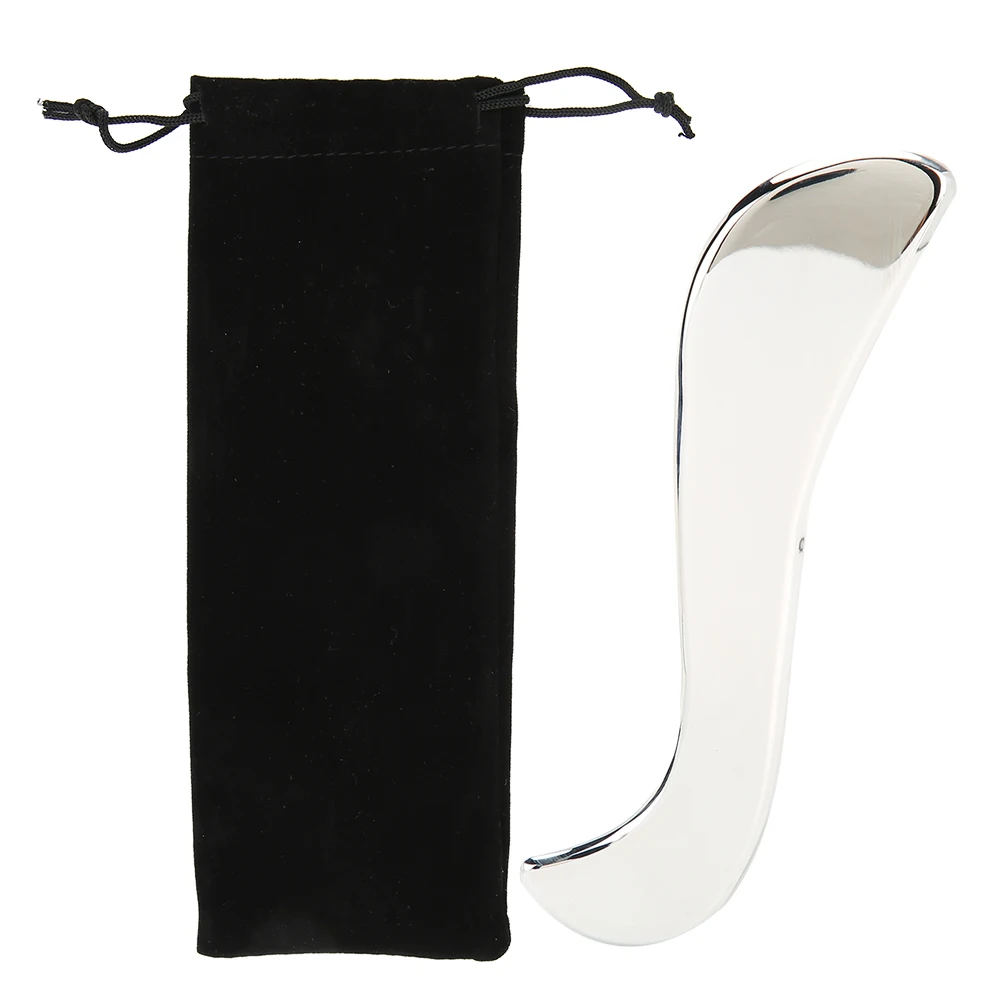 

Body Scraping Board Stainless Steel Pain Relief Massage Scraping Gua Sha Tools