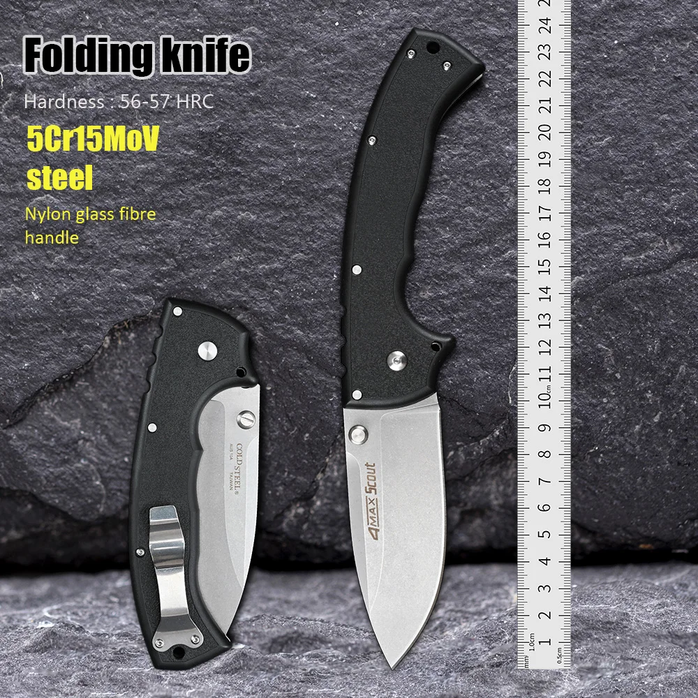 

5Cr15MoV Steel Self Defense Tactical EDC Tool Survival Hunting Pocket Knives Camping Utility Folding Knife