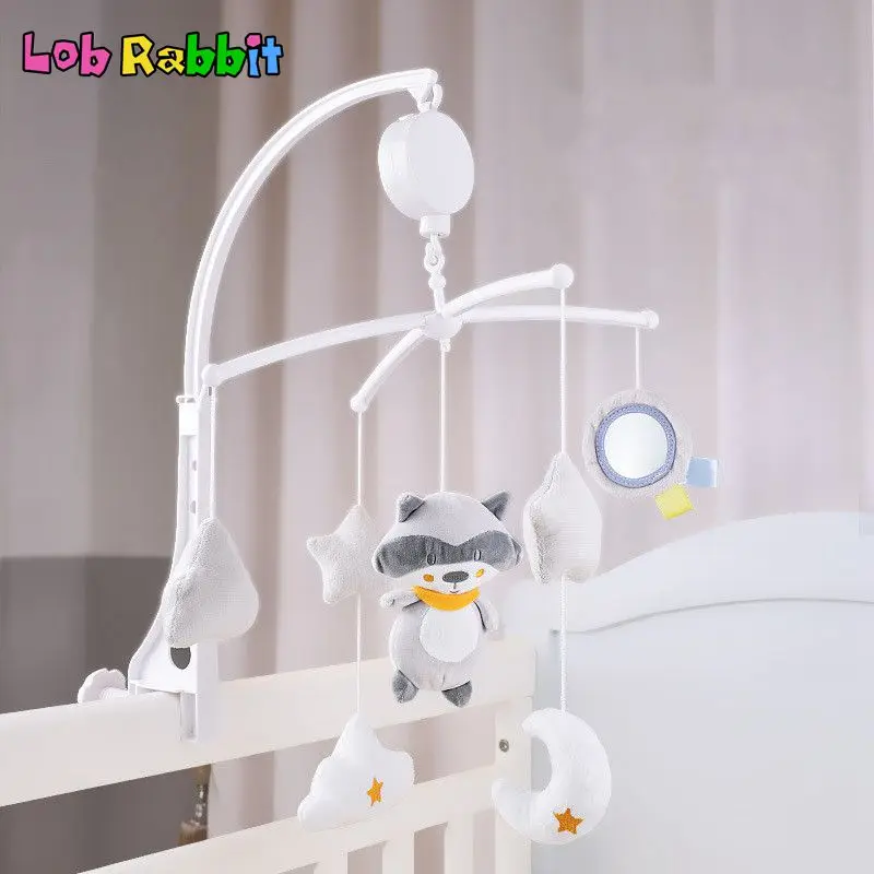 

Baby Toddler Crib Mobile Rattles Toys 0-12 Cartoon Animal Months Rotation Music Box Bed Bell Hanging Soothing Toy Newborn Gifts