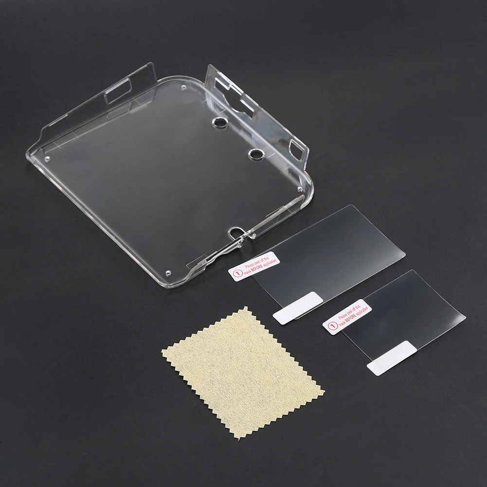 

Anti-Scratches Case Shell Durable Transparent Plastic Protective Hard Case Cover Shell Anti-Dust Film for Nintendo 2DS Accessory