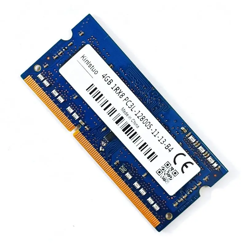 Kinlstuo RAMS DDR3 4 Гб 1600 МГц память для ноутбука ddr3 4 Гб 1RX8 PC3L-12800S-11-13-B4 SODIMM 1,35 в 204PIN Kinlstuo RAMS DDR3 4 Гб 1600 МГц память для ноутбука ddr3 4 Гб 1RX8 PC3L-12800S-11-13-B4 SODIMM 1,35 в 204PIN