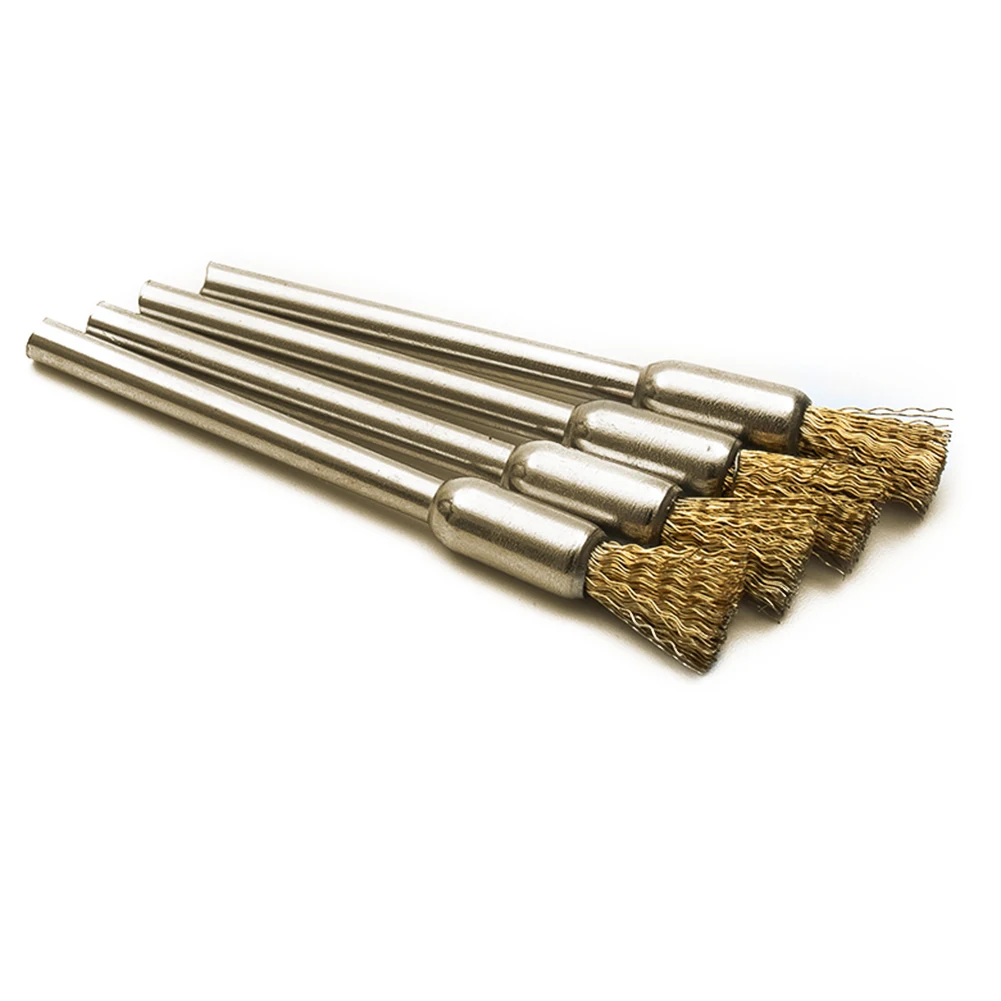 

15Pcs Rotary Home Brass Wire Brushes Equipment Electric Replacement Wheel Polishing For Power Drill High Quality