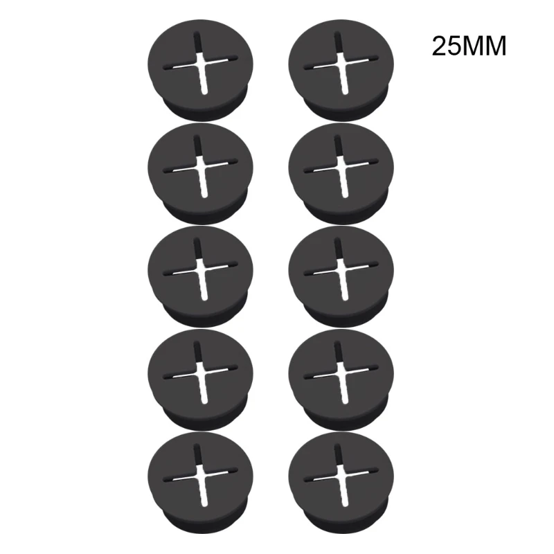 

10 Pcs Rubber Grommets Rubber Cable Cord Grommet Furnitures Hole Cover Dustproof
