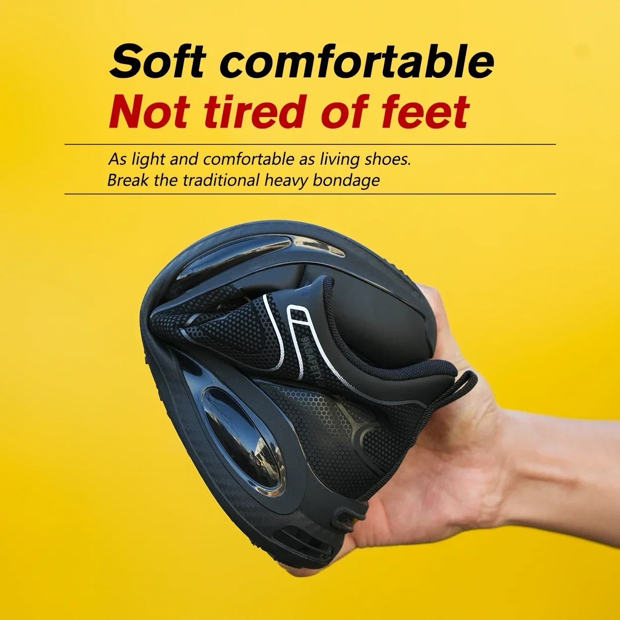 Защитная обувь с вращающейся кнопкой 46 водонепроницаемая рабочая мужские