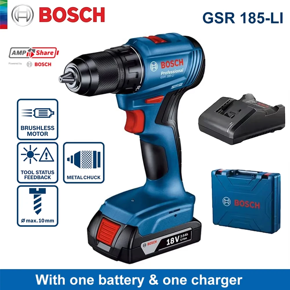 

Аккумуляторная дрель Bosch GSR 185-Li