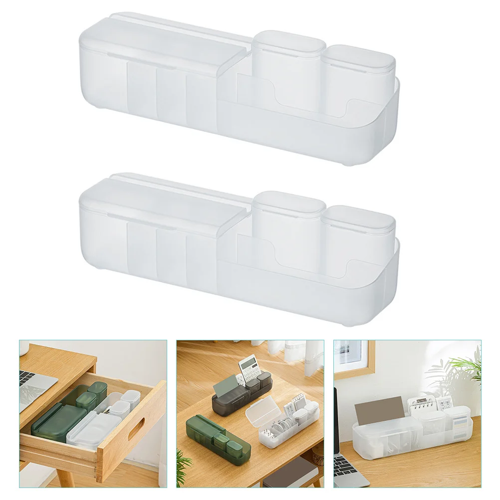 

2pcs Cord Storage Case USB Cord Organizer Cable Management Box Cable Storage Organizer Cable Storage Box