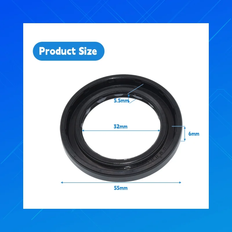 Фото Высококачественное резиновое уплотнение давления DMHUI из EPDM BAFSL1SF 35x52x6/5.5мм, подходит для Rexroth A6VM28 A2FO23 A2FO28 A2FO32 A2FO45 №3