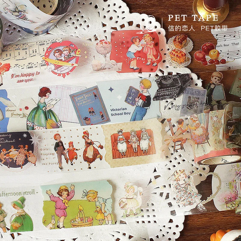 

Vintage Washi Tape Scrapbooking Masking Tapes Korean Decoration Material Kawaii Stationery Декоративный Скотч Скрапбукинг