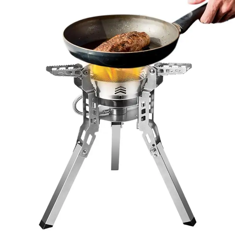 

Туристическая горелка для кемпинга, 3800 Вт, газовая плита, плита для пикника, посуда, ветрозащитная печь, туристические принадлежности для пикника, барбекю