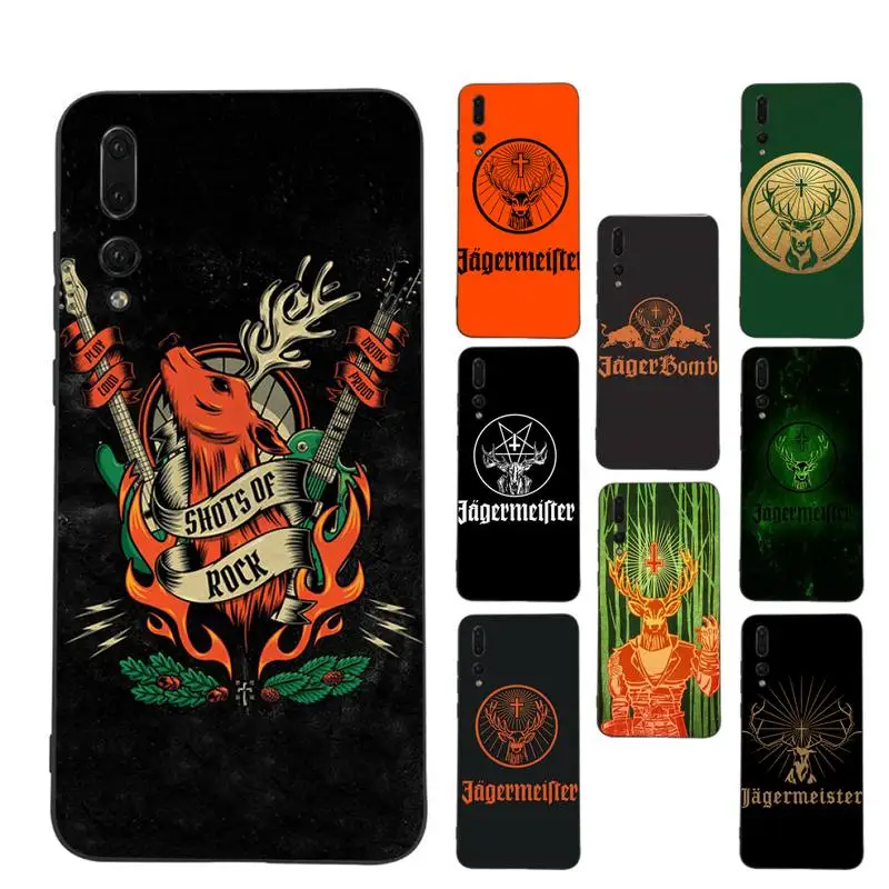 Чехол Jagermeister с логотипом для телефона Samsung S21 A10 Redmi Note 7 9 Huawei P30Pro Honor 8X 10i чехол |