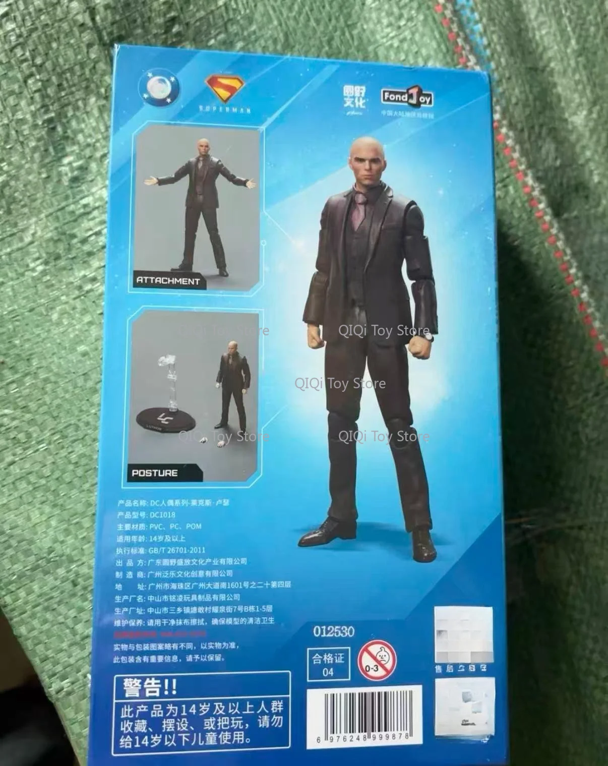 Фото В наличии: Коллекционная фигурка-украшение Yuanye Culture Fondjoy Lex Luther 1/9 в костюме злодея Супермена №1