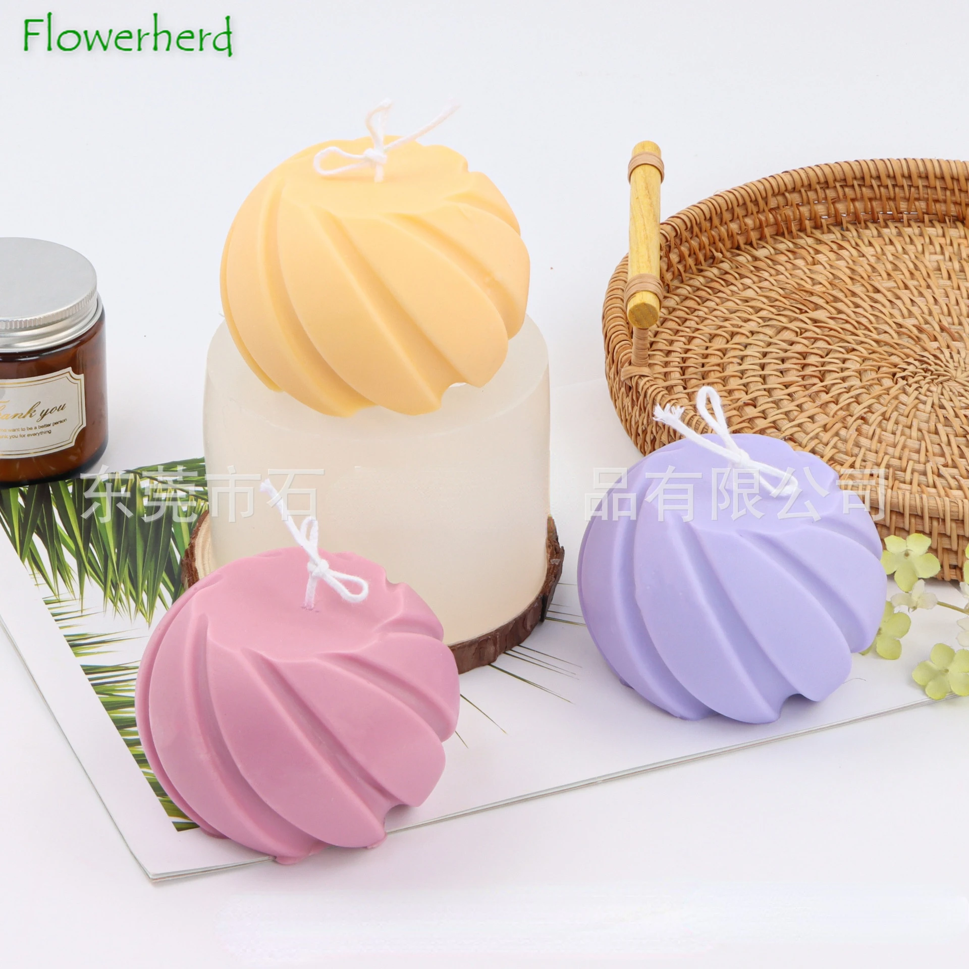 

Fruit Pineapple Sphere Handmade Candle Mold White Translucent DIY Silicone Scented Candle Mold Candle Making Supplies Resin Mold