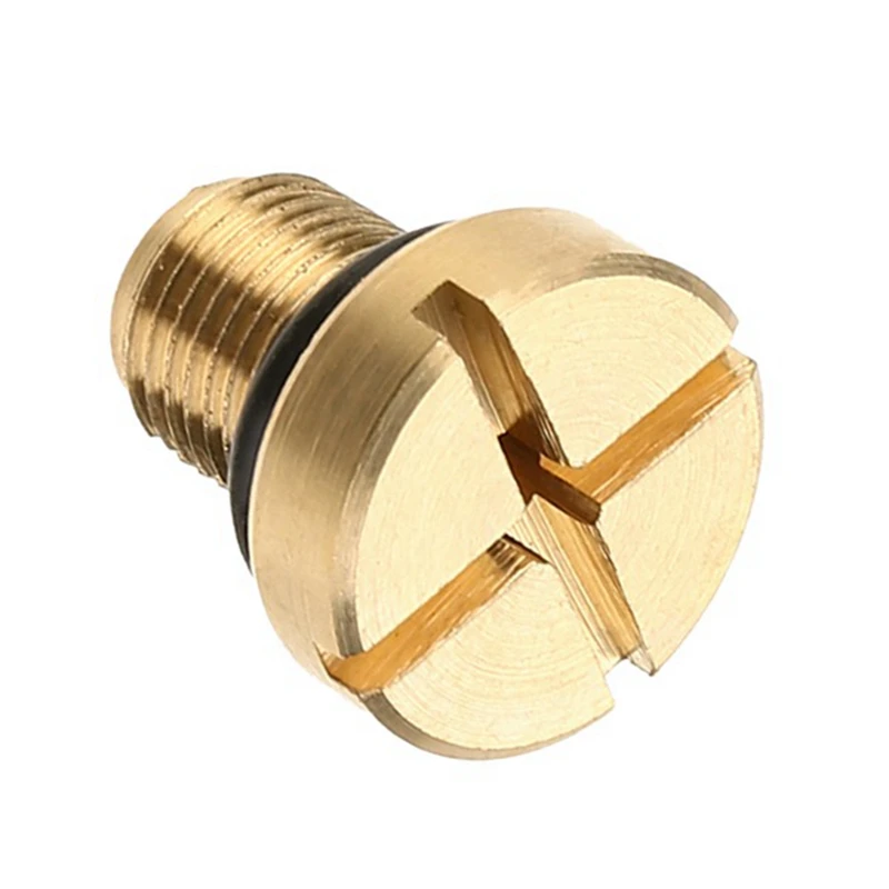 

2 Pcs 17111712788 Radiator Overflow Coolant Expansion Tank Bleeder Screw Gold Replacement Accessories For BMW E36 E39 E46 Etc