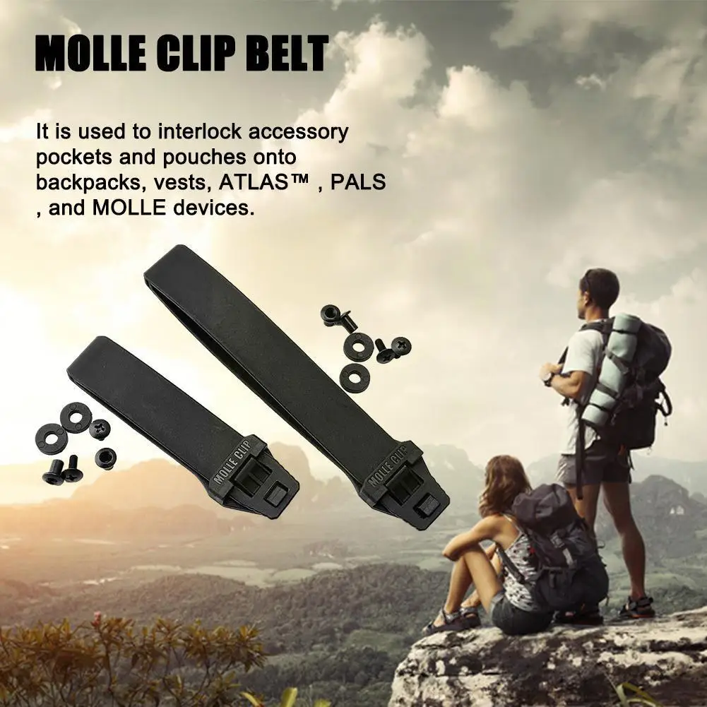 

Outdoor Molle Connecting Strip Sub Package Quick Release Board Connecting Accessories Plug-in Buckle Short Sheath Clip Wais K5E3