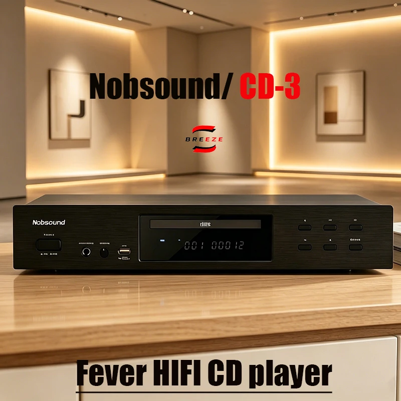 Фото BREEZE 2027 Новинка: CD-плеер Nobsound/CD-3 Pure для аудиофилов, домашний Hi-Fi проигрыватель музыки без потерь №1