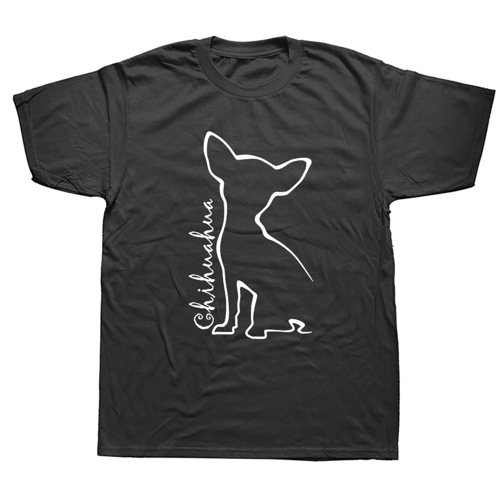 

Funny Chihuahua Dog T Shirts Graphic Cotton Streetwear Short Sleeve O-Neck Harajuku T-shirt Mens Clothing