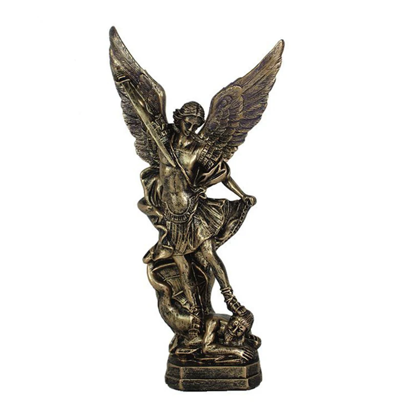 Европейский архангел фигурка Михаила скульптура украшение для гостиной дома