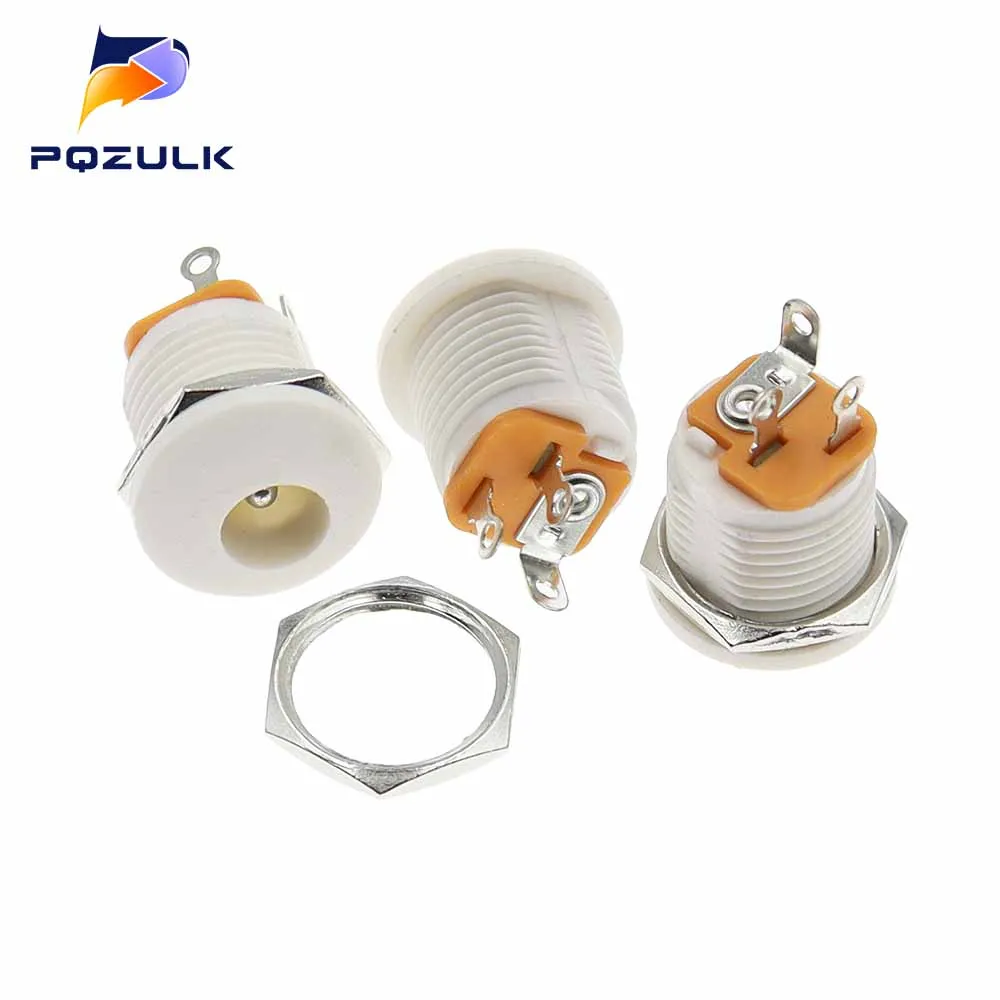 

Разъемы DC-022 PQZULK белые 10 шт