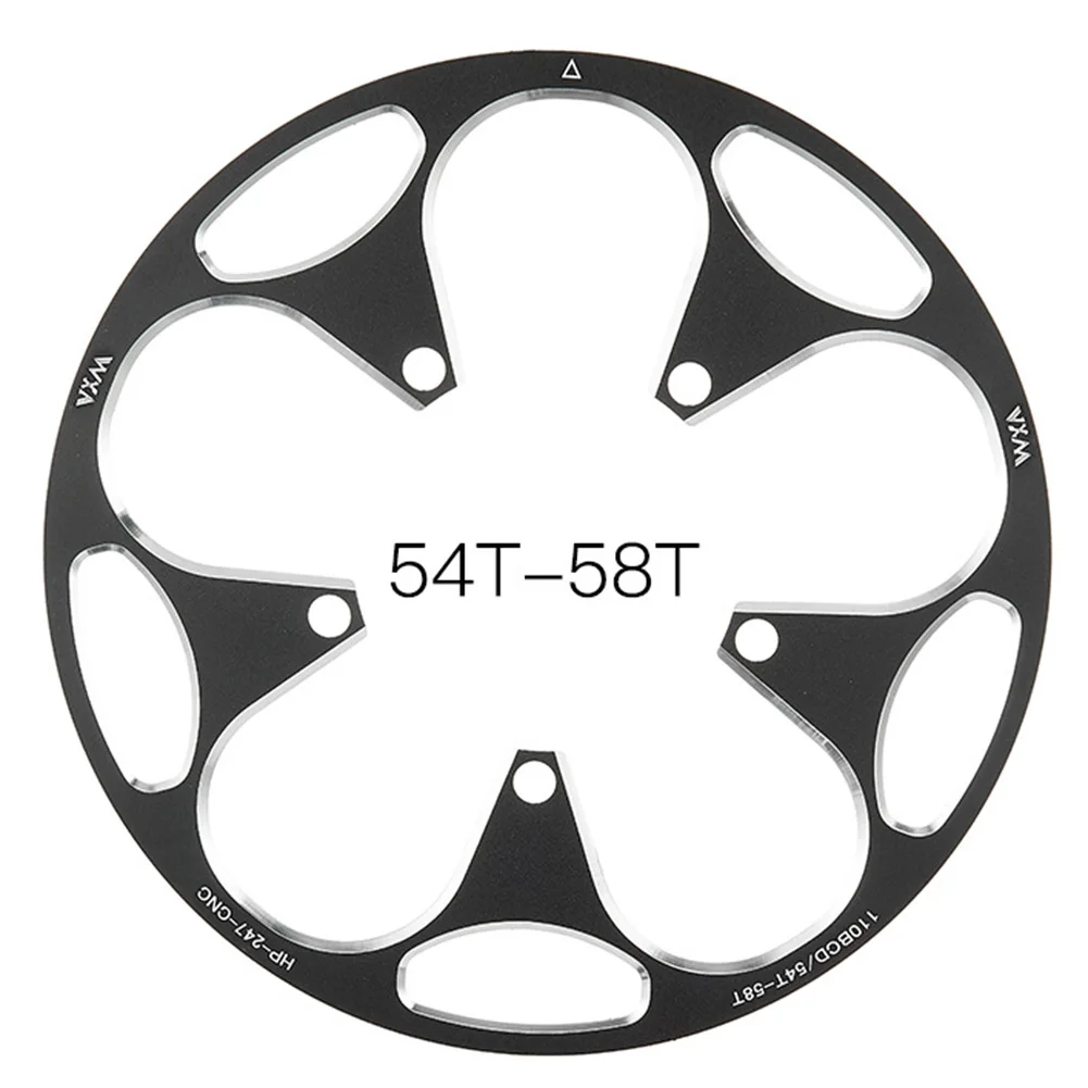 

Crank Chain Guard Crank Plate Lightweight Aluminum Alloy Bicycle Cover Protection 110BCD Cycling High Strength