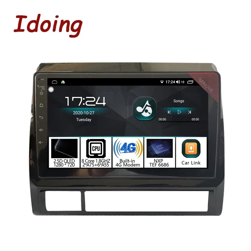 Idoing 9 &quotAndroid Auto Carplay автомобильный радиоприемник видео мультимедийный GPS плеер