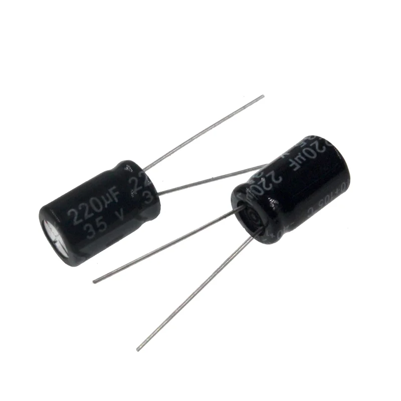 

10pcs 220uF 35V 220MFD 35WV 8*12mm Aluminum Electrolytic Capacitor Radial