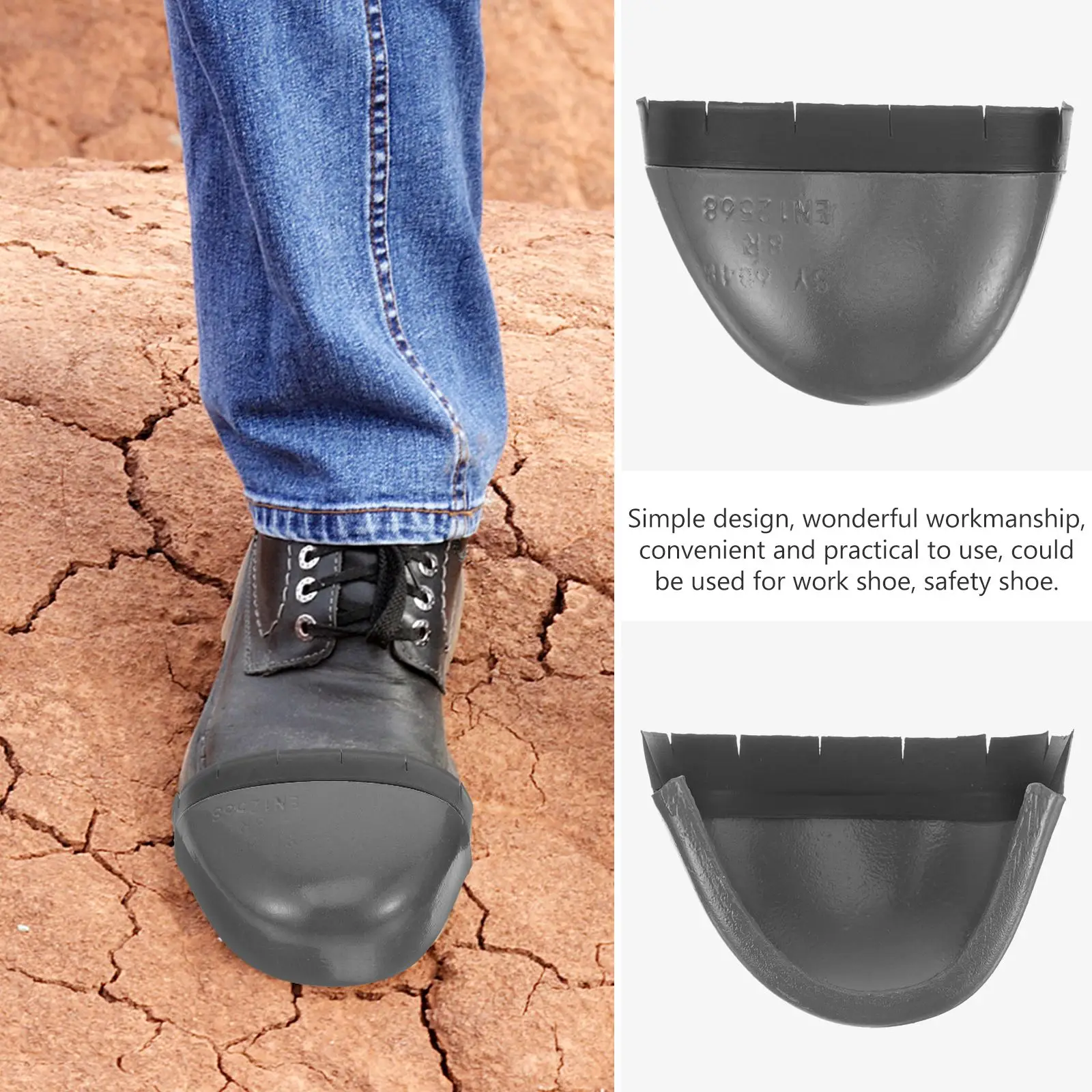 Охрана труда безопасный носок мужская защита для обуви стальной чехол пальцев