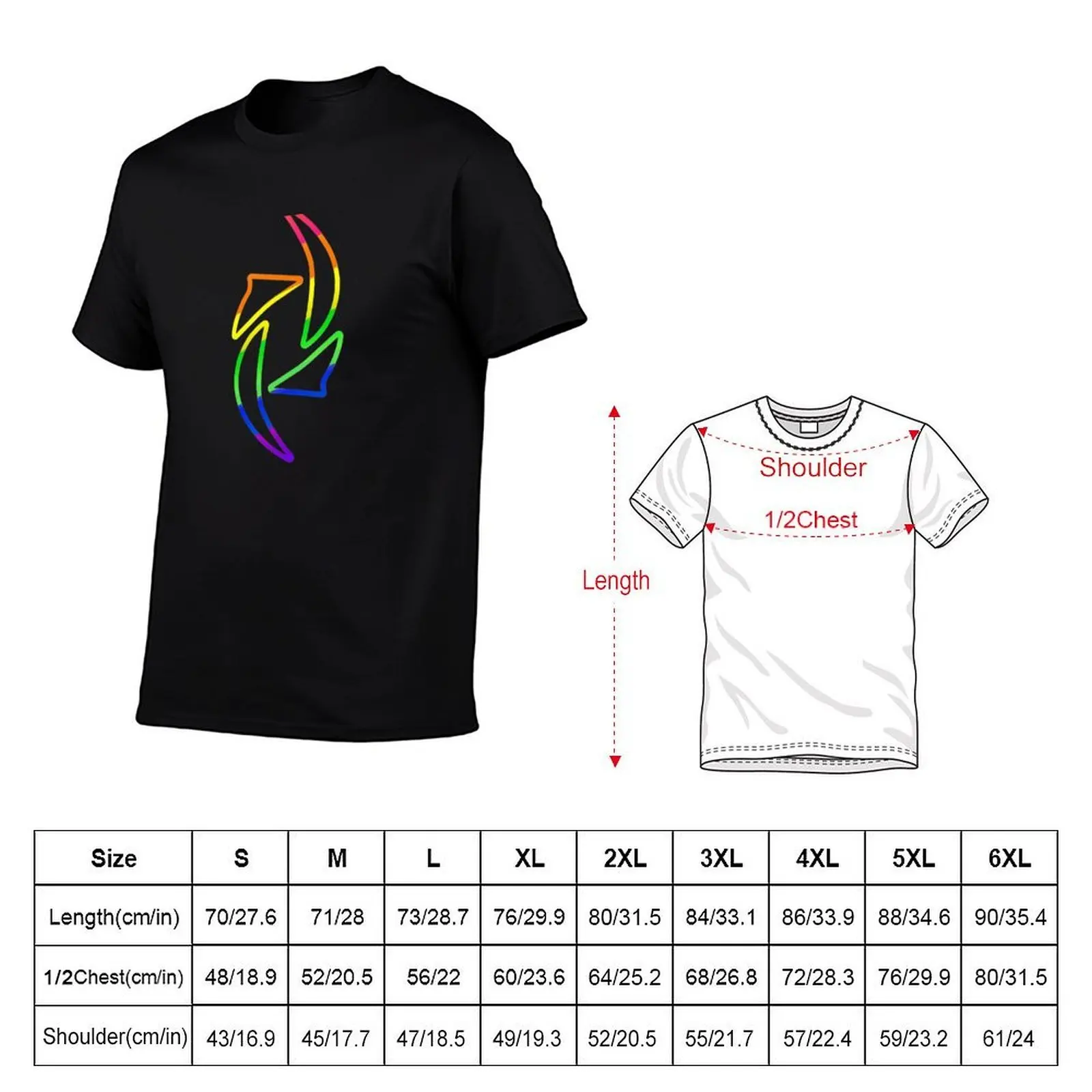 Фото Футболка Halestorm Pride 2022 для бега и занятий в спортзале, спортивная футболка с короткими рукавами №2