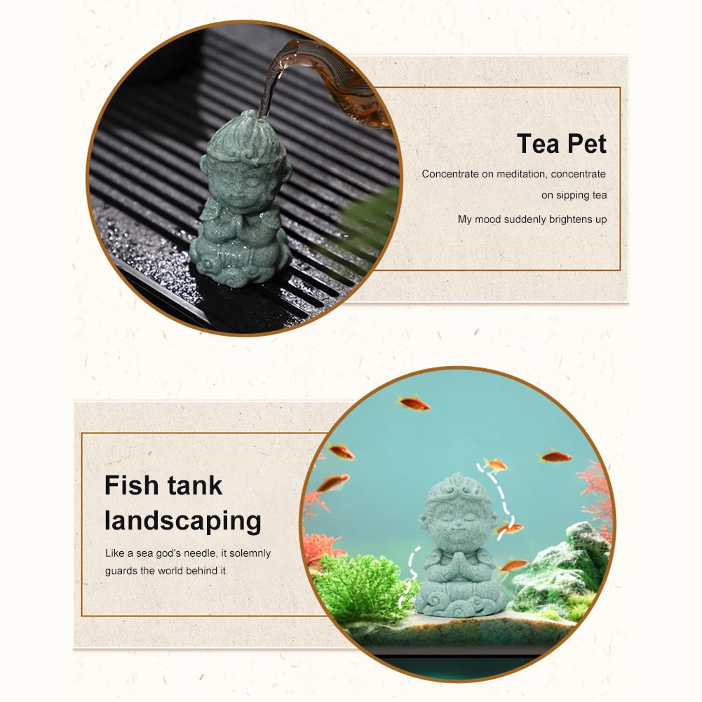 Настольное украшение Сунь-Укун смоляная статуя короля обезьян Укун Будды