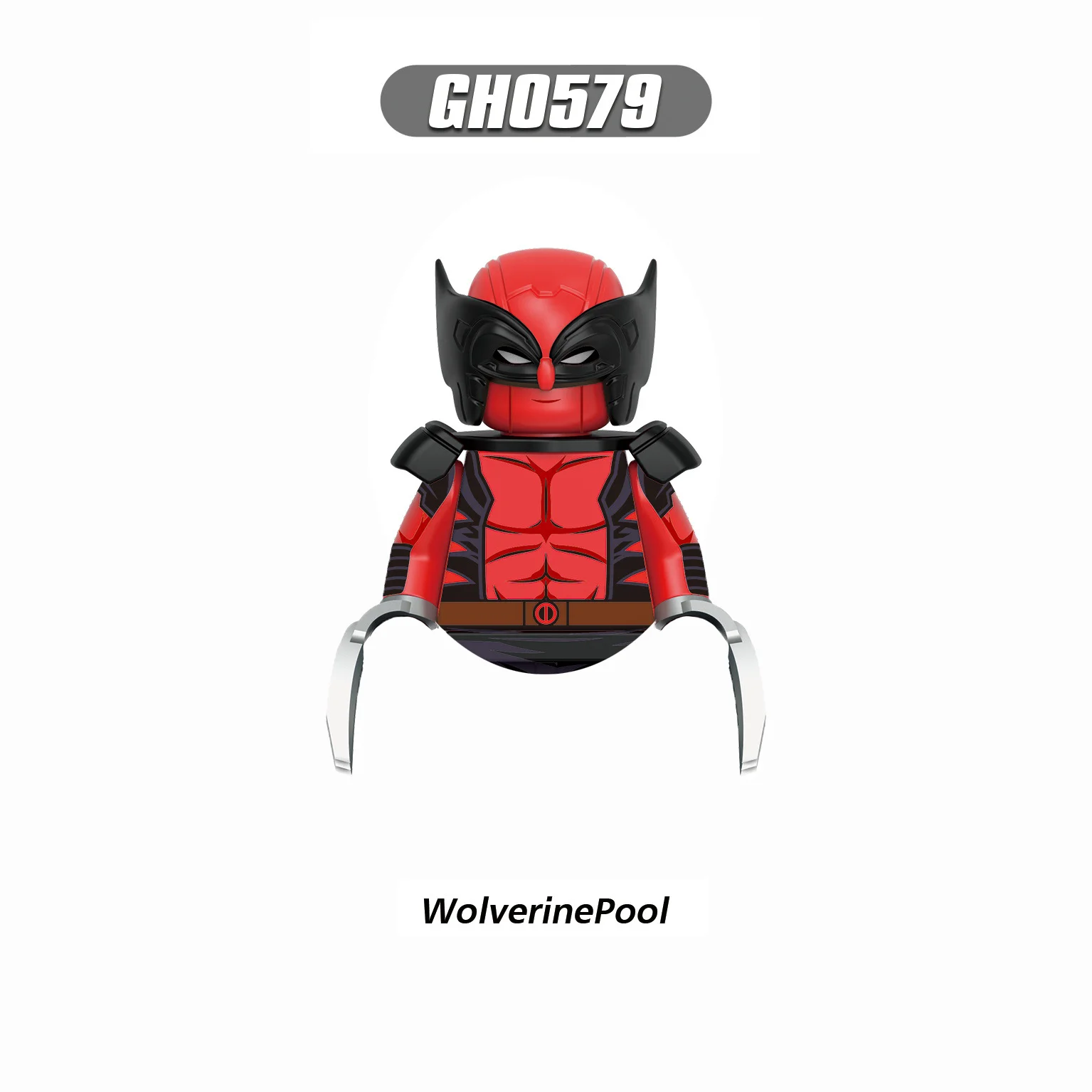 Новый Marvel Дэдпул Росомаха X-Men патч кирпичная игрушка мини-фигурка строительный