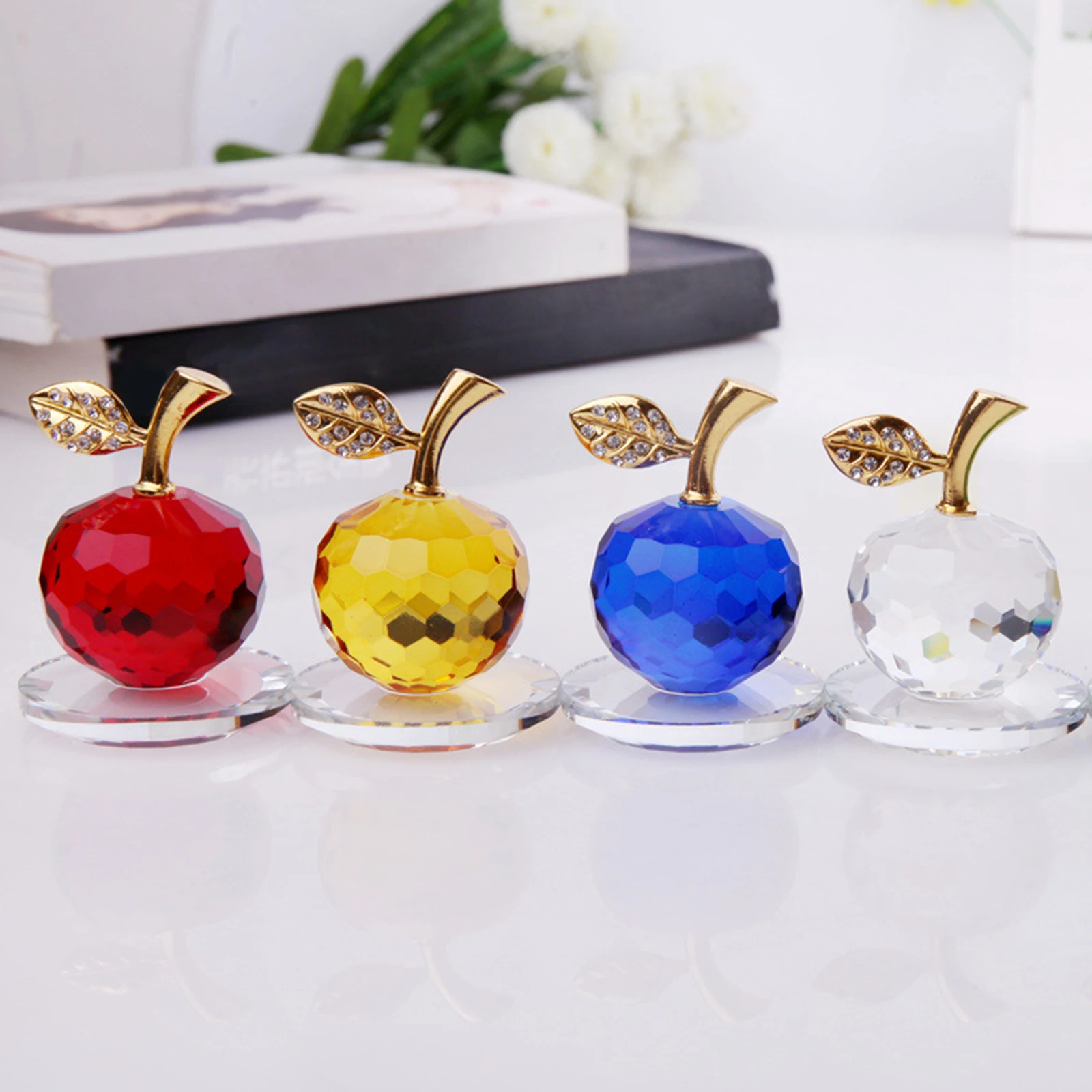 Хрустальные украшения имитация статуи Чили-вишни скульптура украшение для офиса