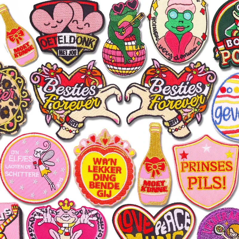 2026 Nieuwe Oeteldonk Embleem Borduurpatches DIY Nederland Carnaval Geborduurde Patch Ijzer Op Patches Voor Kleding Naai Badges