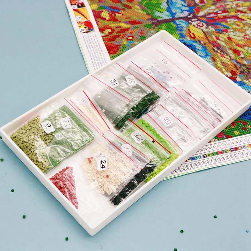 Сортировочный лоток очень большого размера 9 6x5 7 дюйма алмазная стразы