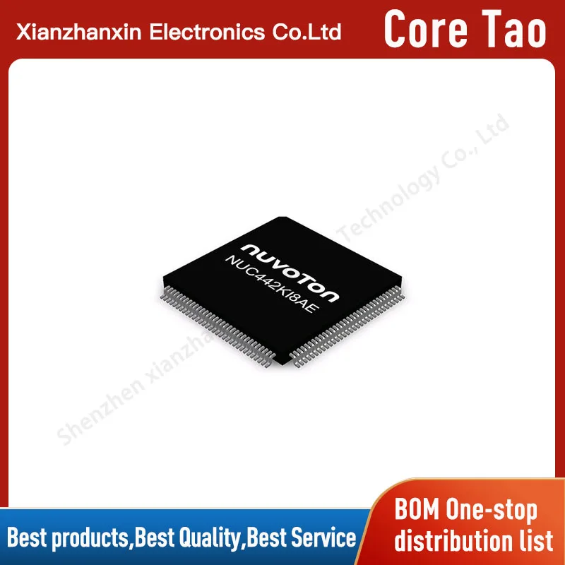 

1~5pcs/lot NUC442KI8AE NUC442 LQFP128 Single chip MCU