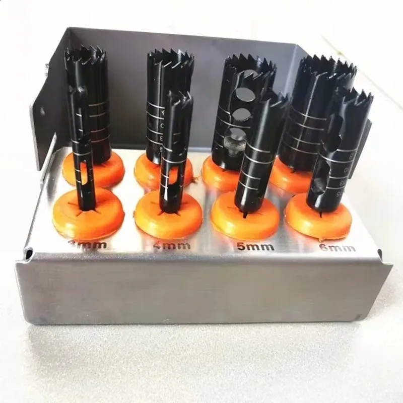 

Trephine Drills Dental Implant Kit Sinus Lift Compression Implant Tools 8pcs Set