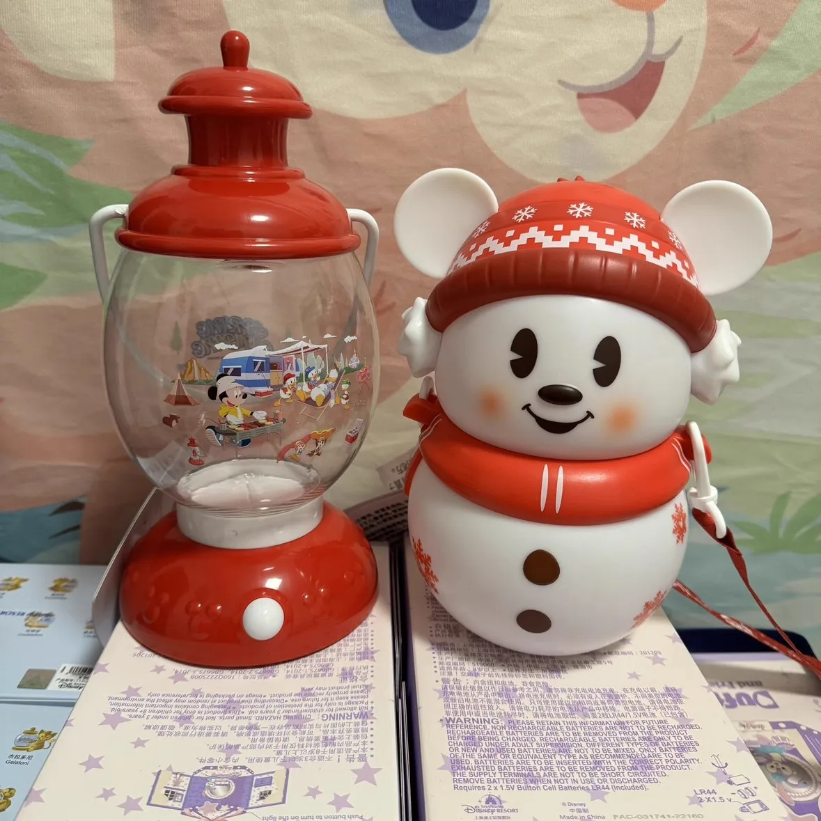 Большой фонарь для парка развлечений Шанхая ведро хранения снеговика и попкорна