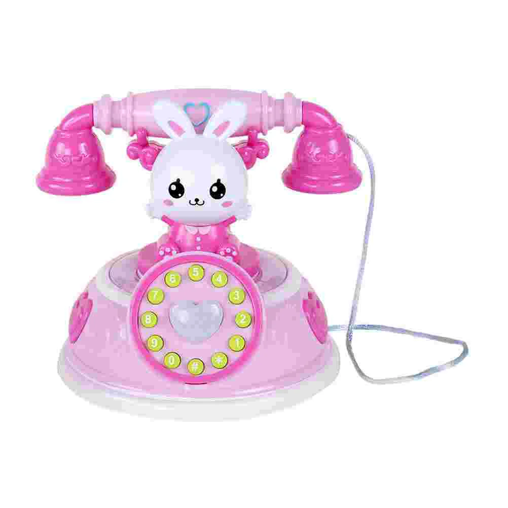 

Simulated Telephone Interactive Toy Simulation Children Playhouse Plaything Role-playing Kids Cartoon Educational Cell
