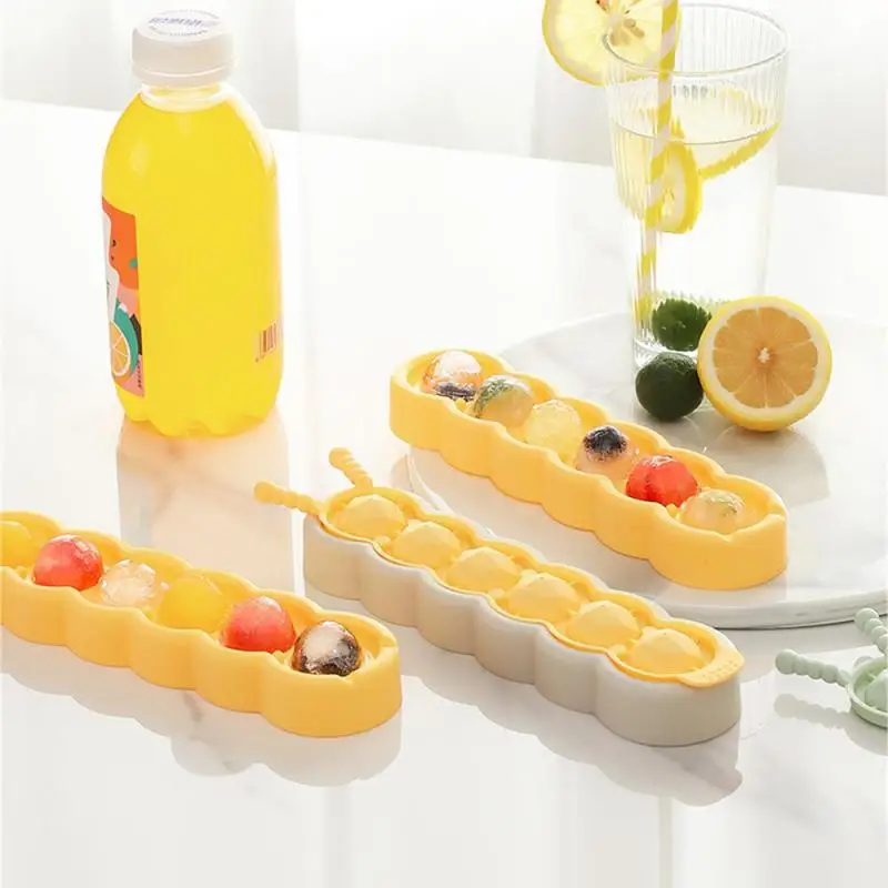 Форма для лотка льда с крышкой домашний хоккей шайбой льдогенератор быстрый ящик