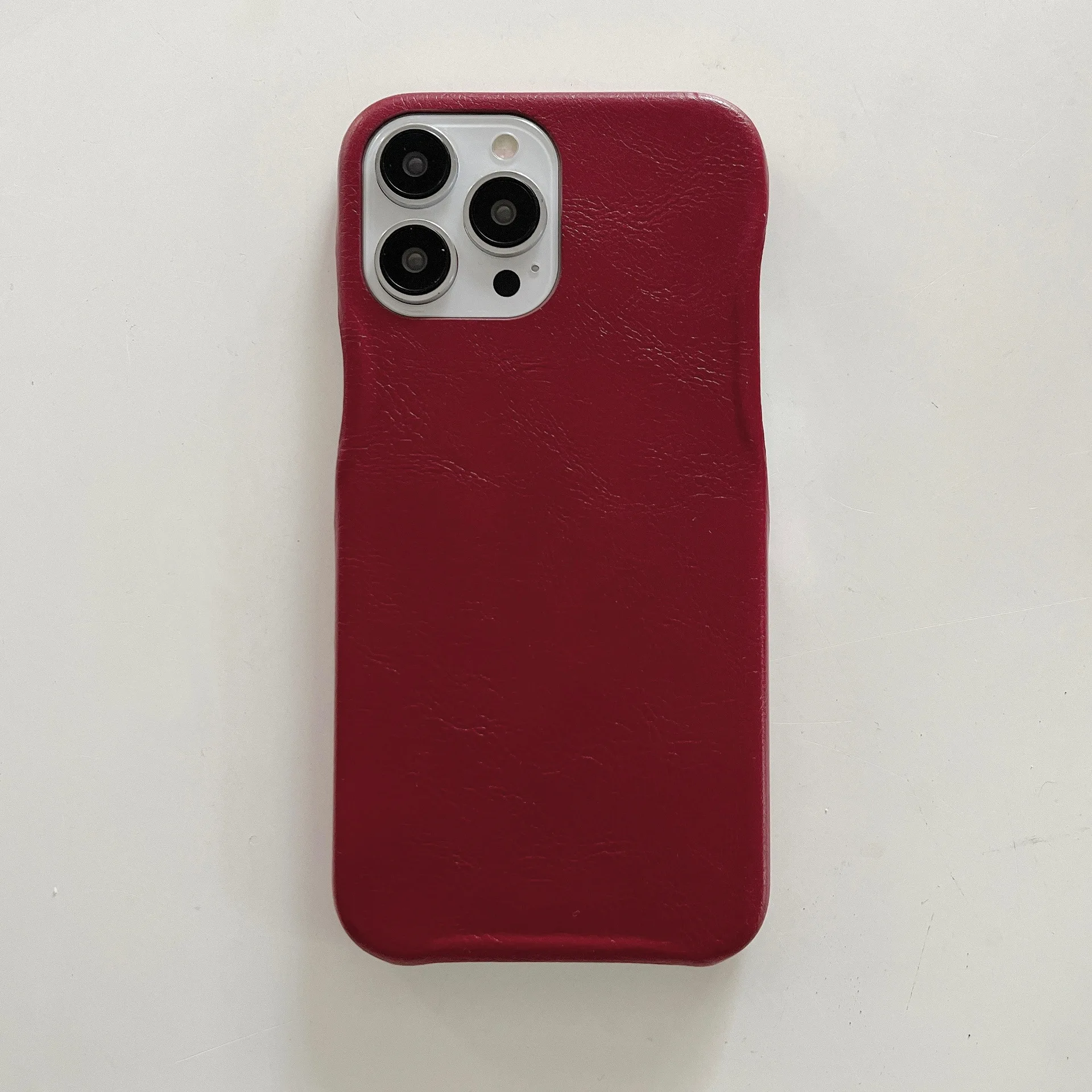 Litchi Grain Leather Phone Case For iPhone 13 11 12 Pro Max XR X XS Max Back Cover