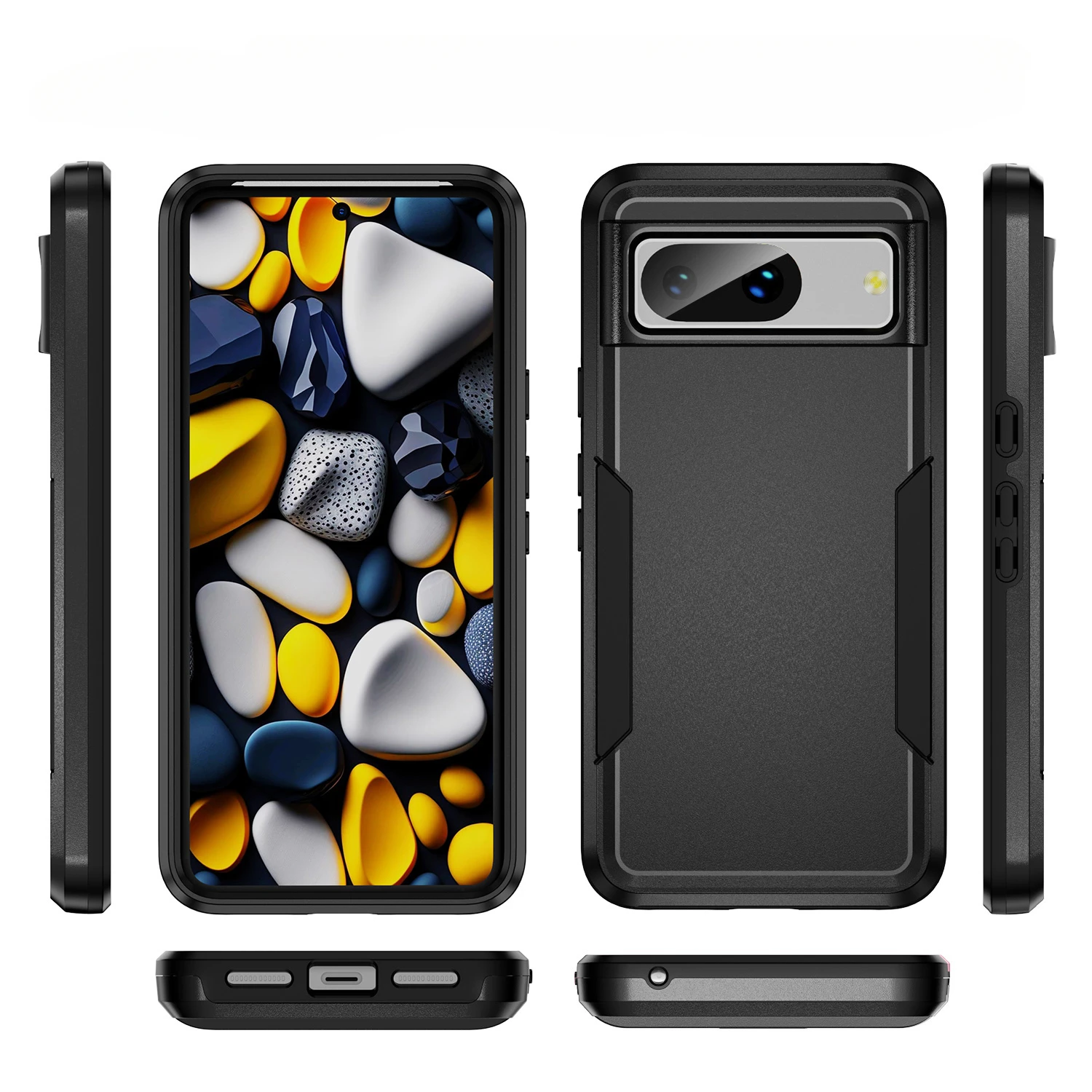 Флип-чехол для Google Pixel 9 Pro XL Pixel9 Pixel8 Pixel7 Pixel6 7 8 6 7A 8A 6A противоударный чехол