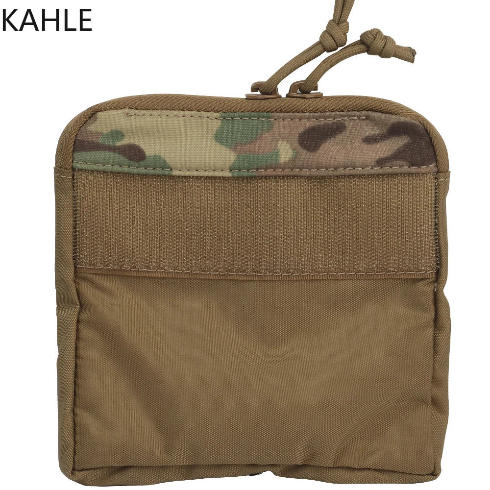Фото Тактический нагрудный жилет Kahle Zipper Bag DOPE с передним клапаном, вставкой-кенгуру и полуместом для кармана, нейлон, для FCPC V5 Plate Carrier, для охоты №2