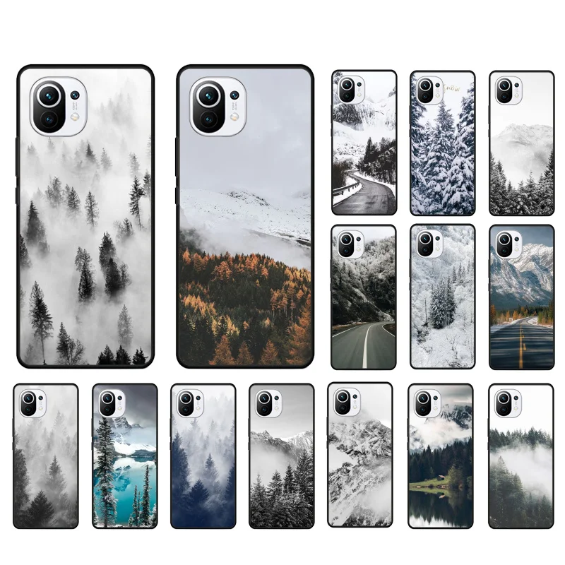 

Snow Mountain Nature Sceneary Phone Case for Xiaomi 12 Mi 10T 11T 11 Pro 10 10T 11 lite 10pro 11Ultra Poco X3 Pro Poco F3 M3