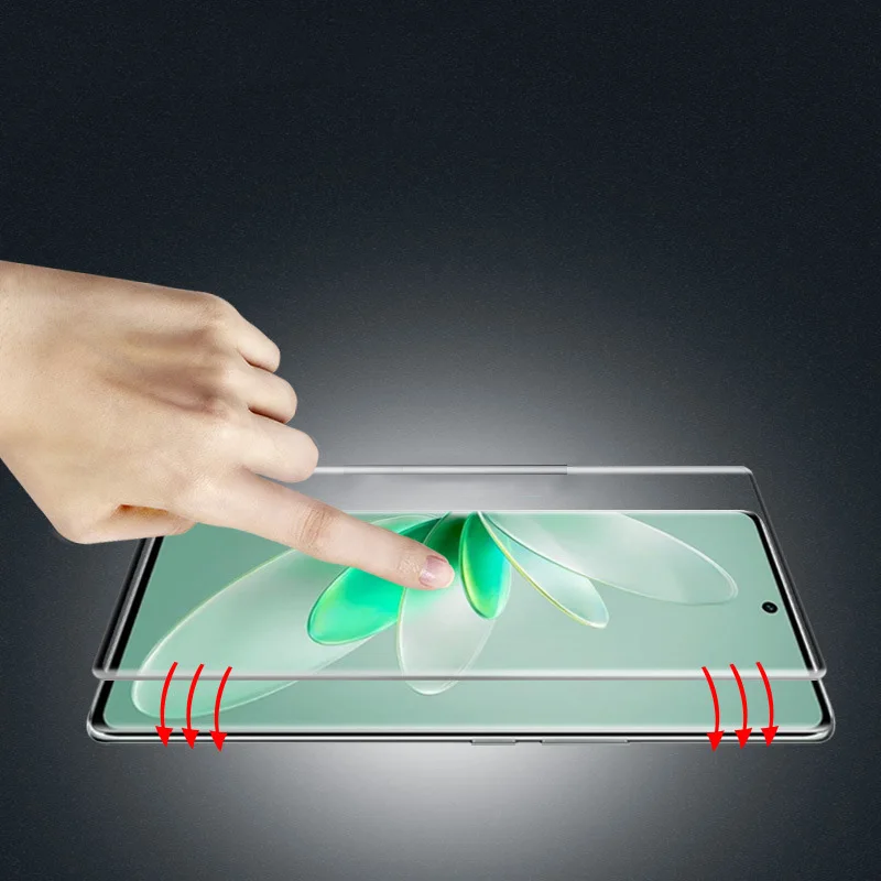 9H Tempered Glass For Vivo V25 Pro V27 Pro 3D Curved Screen Protector For VIVO V25Pro V27Pro Full Cover Protective Glass