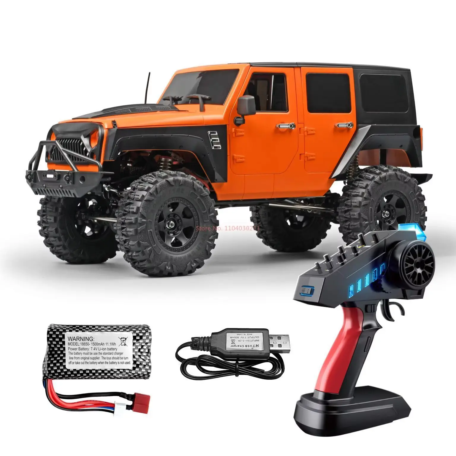 MNRC MN222 1/10 4WD RC Альпинистский автомобиль RTR Полномасштабный с дистанционным