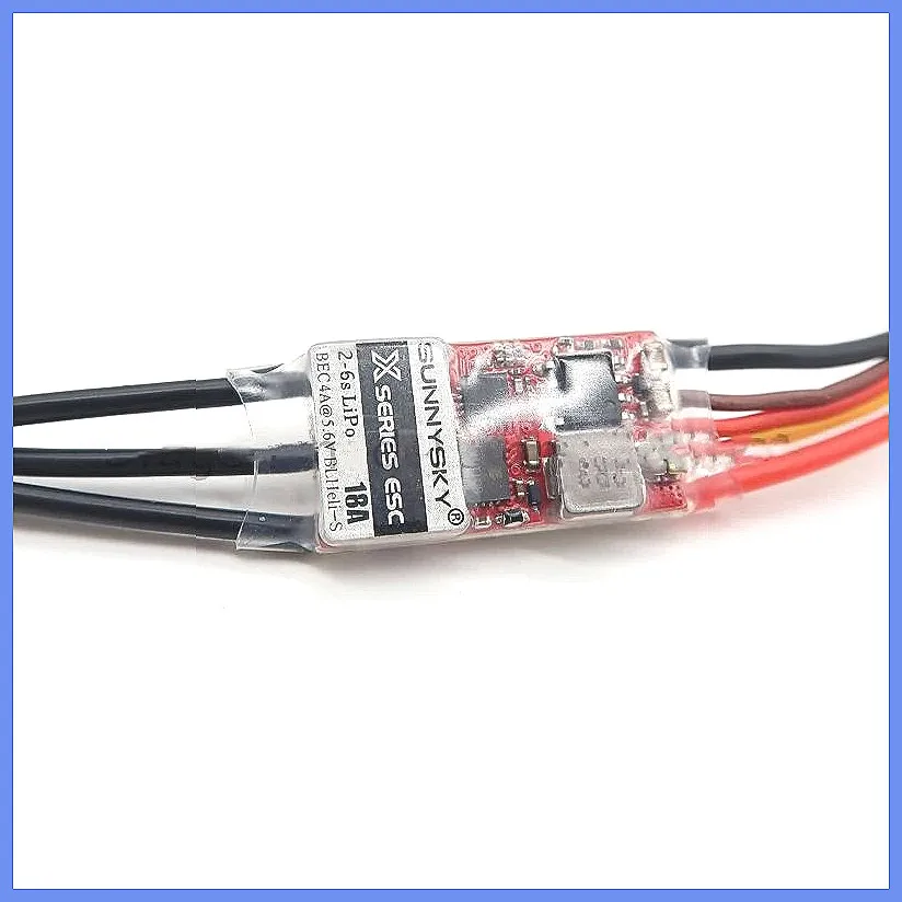 Фото SunnySky X 18A 2-6S ESC с BLHeli_S 32Bit, 4A BEC для бесколлекторных двигателей X2204 X2206 №3